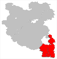 Location of Abington