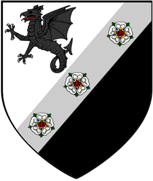 Coat of arms used by Wyvera Peregrine.